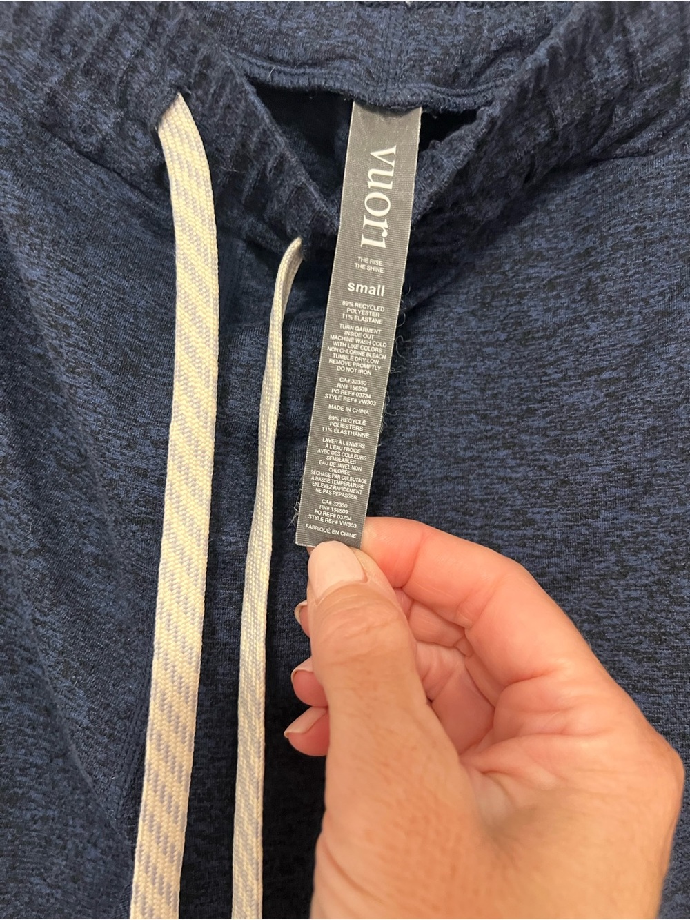 Vuori Performance Jogger Women’s Small Midnight Heather VGUC - Picture 8 of 11
